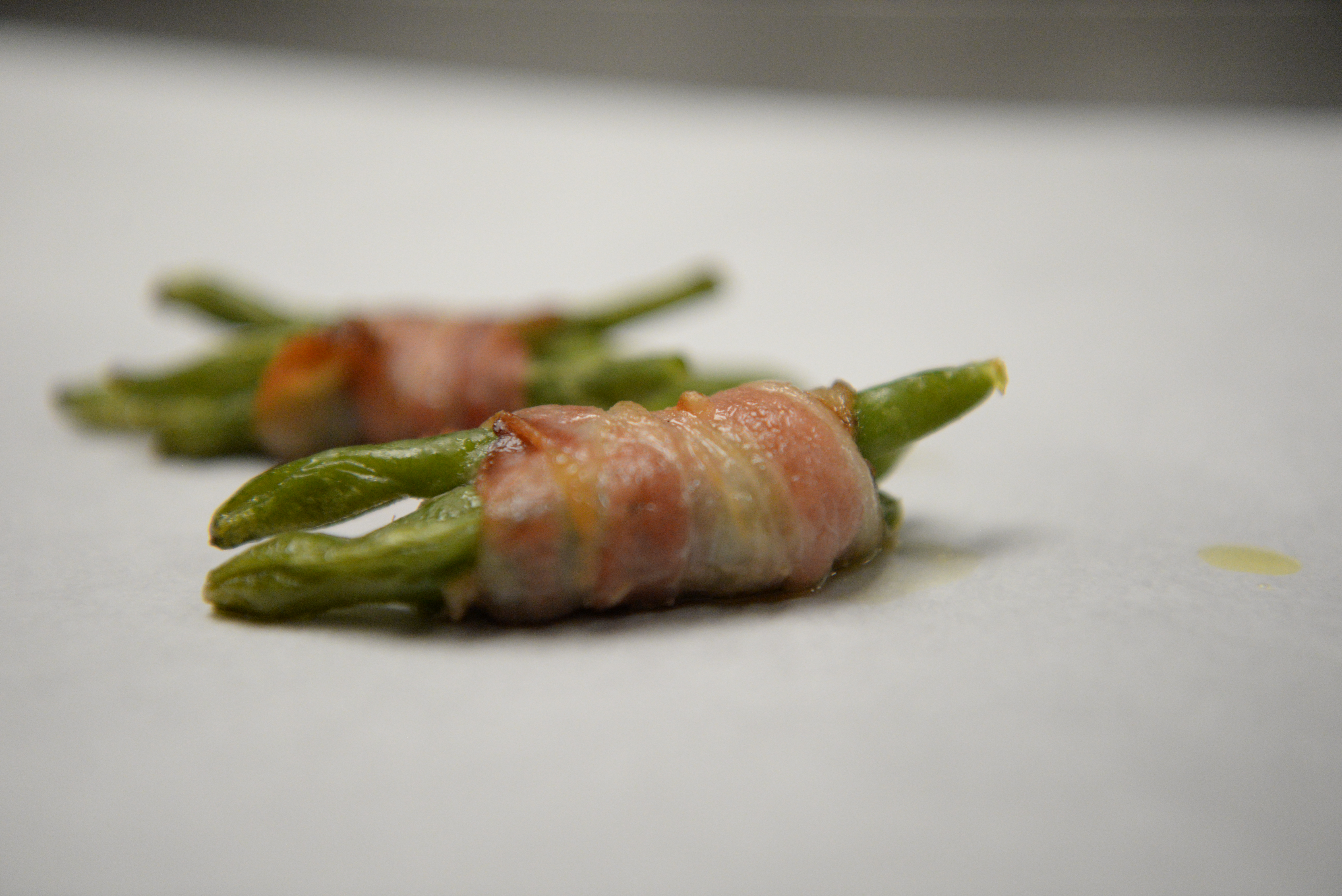 A pair of Green Bean Bundles fresh from the oven are pictured on Nov. 14, 2018. 